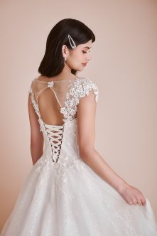 corsé vestido de novia princesa mika herrera